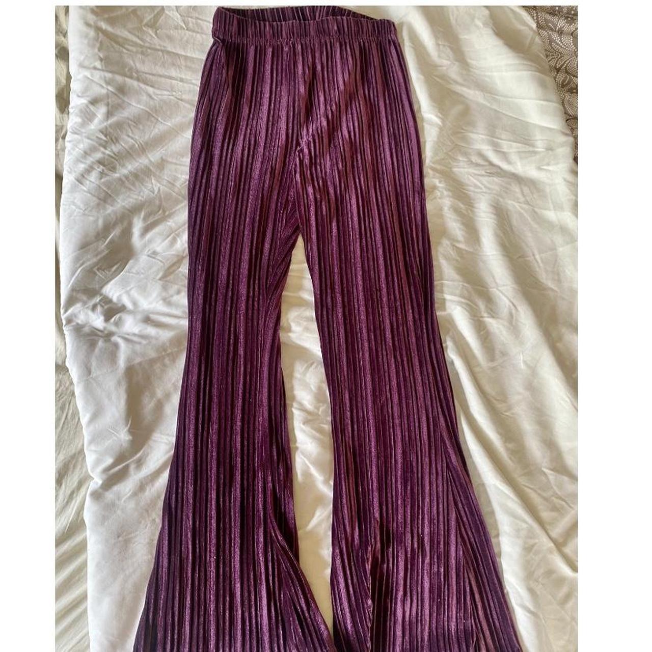 Wild Fable Women's Purple Trousers | Depop