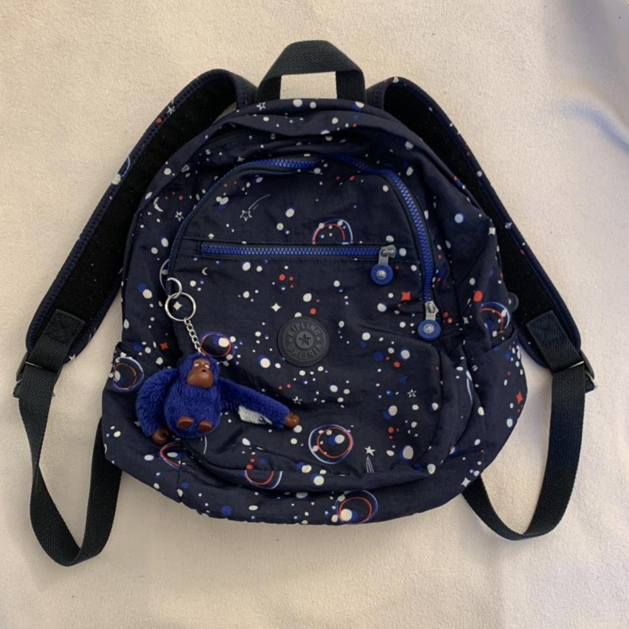 Kipling Women's Blue and Navy Bag Depop