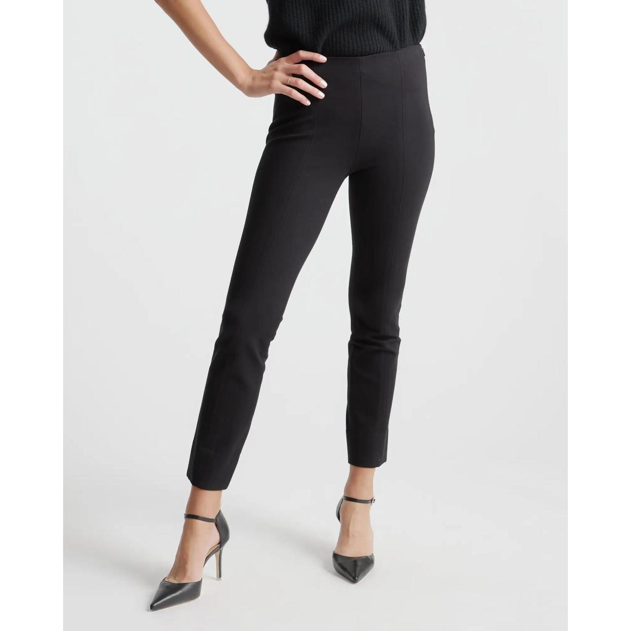 Quince Ultra-Stretch Ponte Skinny Pant Black, Small, - Depop