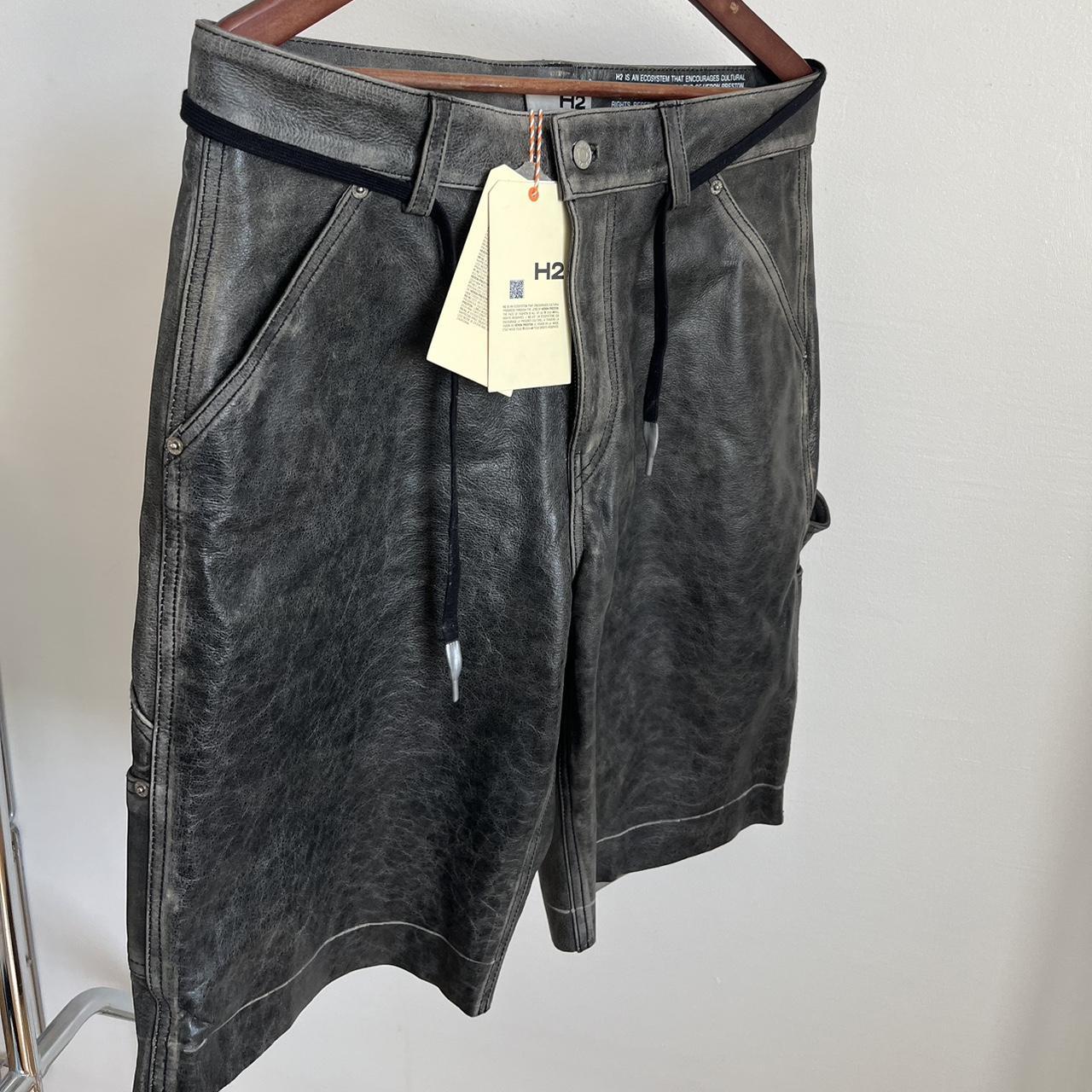 Rare H2 leather shorts Heron Preston x H M Sold