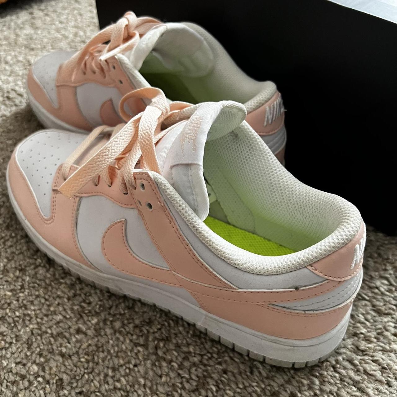 womens dunk low pale coral