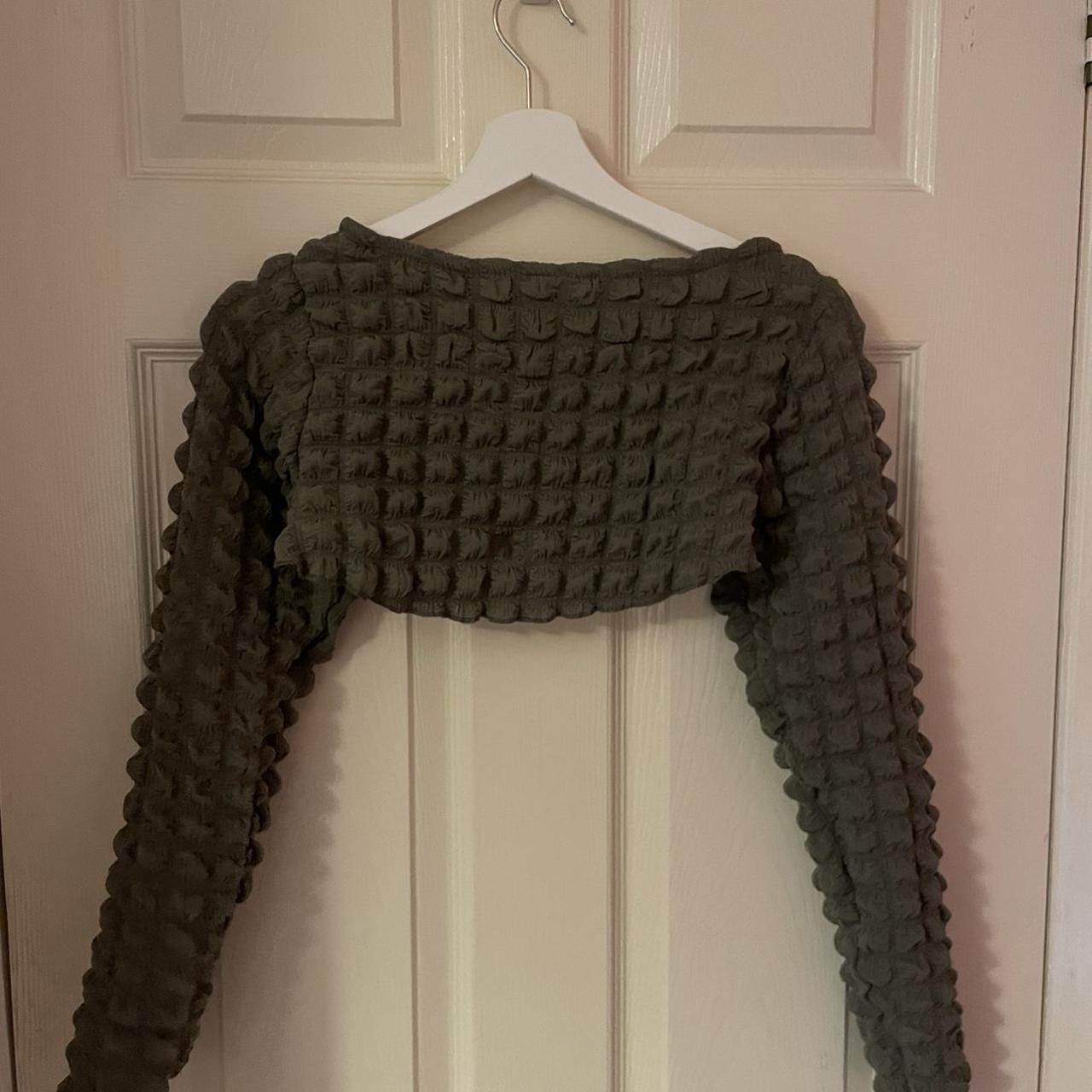 Urban outfitters popcorn knit shrug Never worn... Depop
