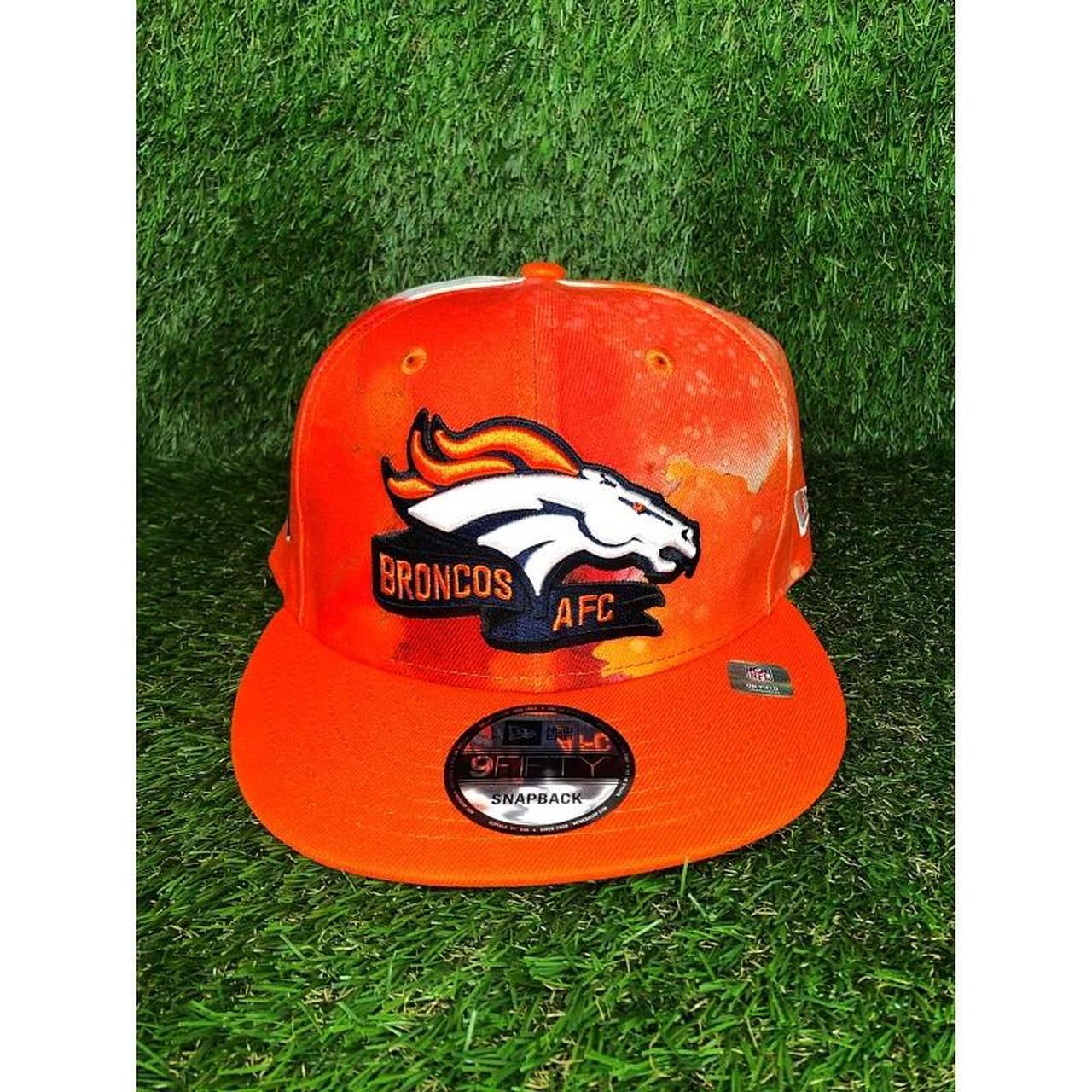 Denver Broncos New Era 2022 Sideline 9FIFTY Ink Dye Snapback Hat Men's NFL