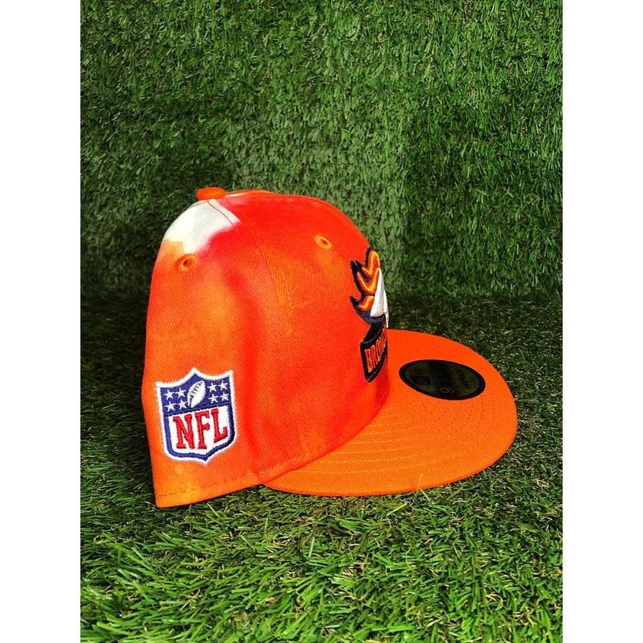 Men's New Era Orange Denver Broncos 2022 Sideline 9FIFTY Ink Dye