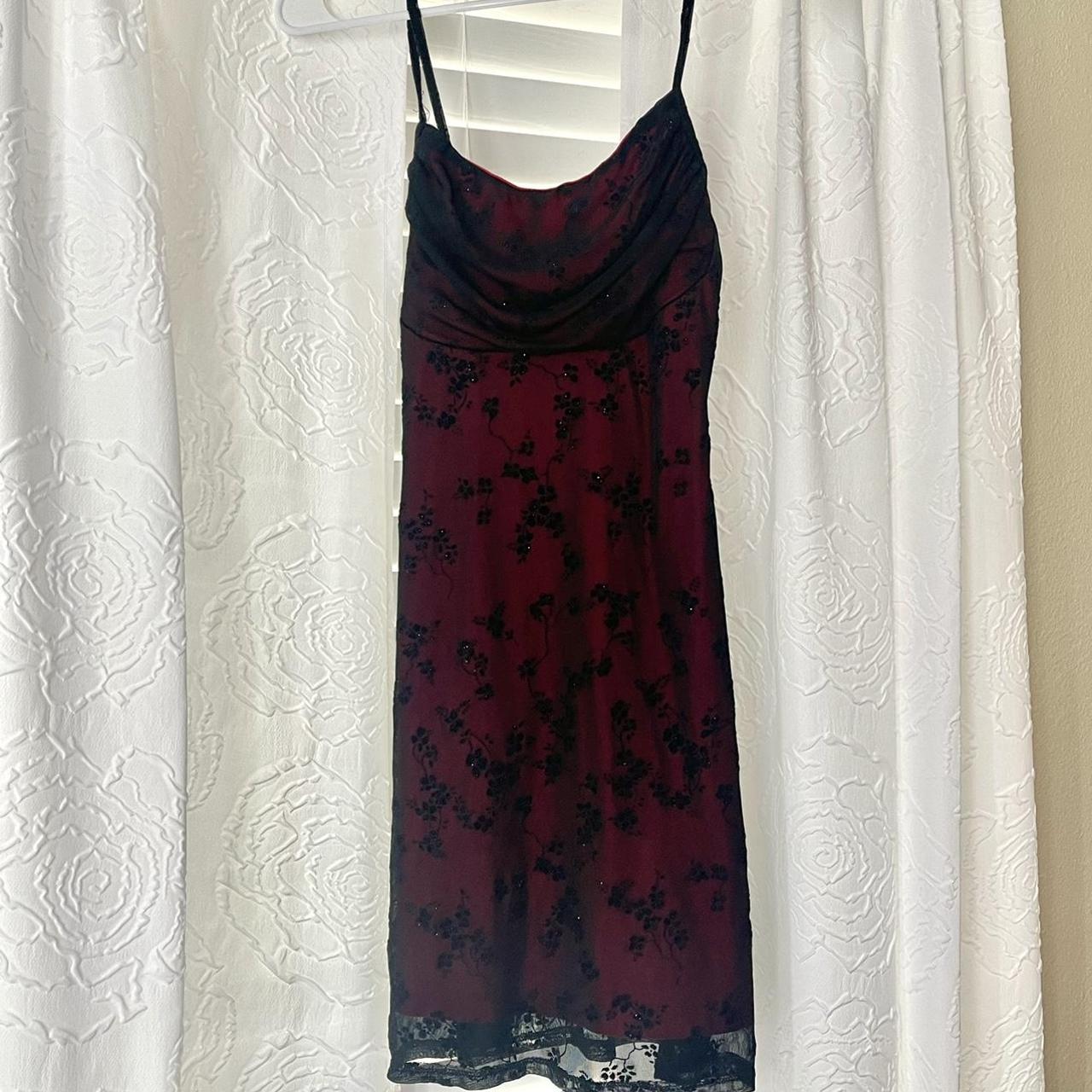 Women's Red and Black Dress | Depop