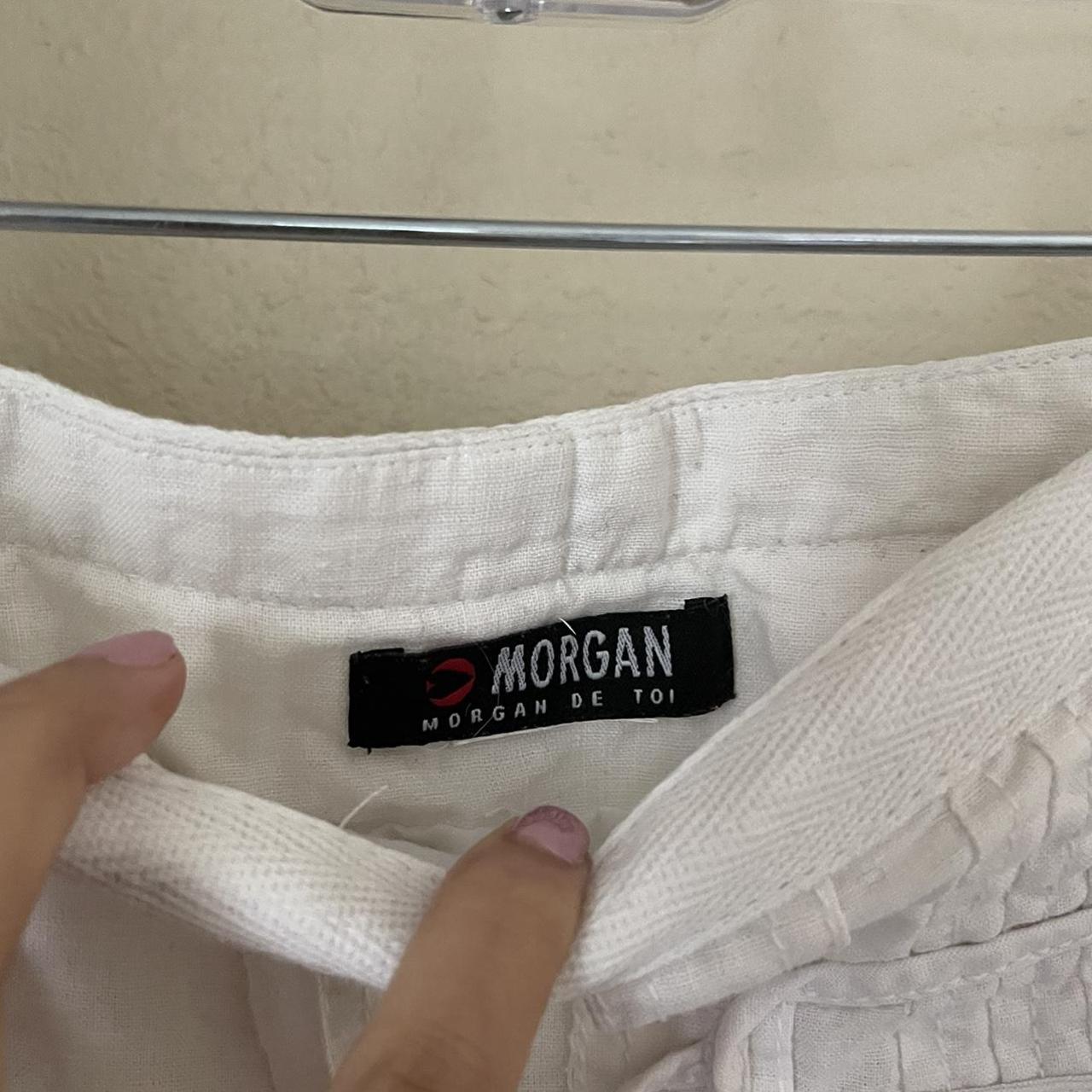 Morgan De Toi Women's White Skirt | Depop