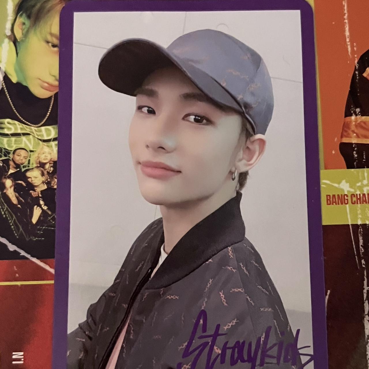 stray kids hyunjin purple border miroh photocard ... - Depop