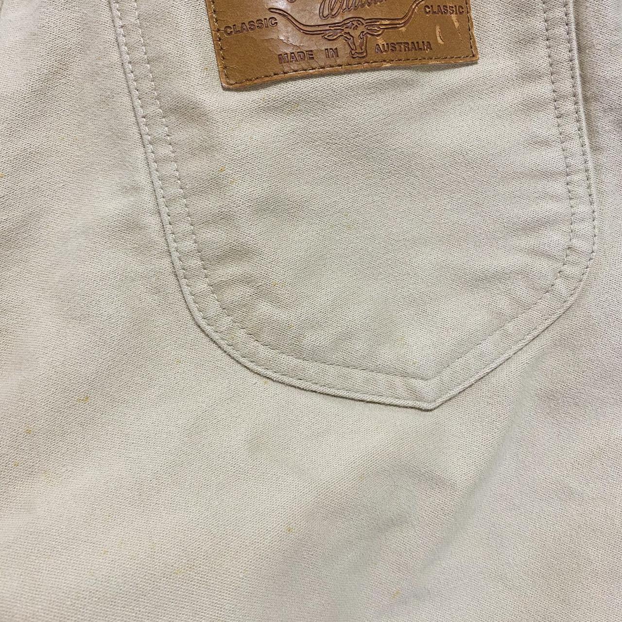 RM Williams Men's Tan and Cream Jeans | Depop