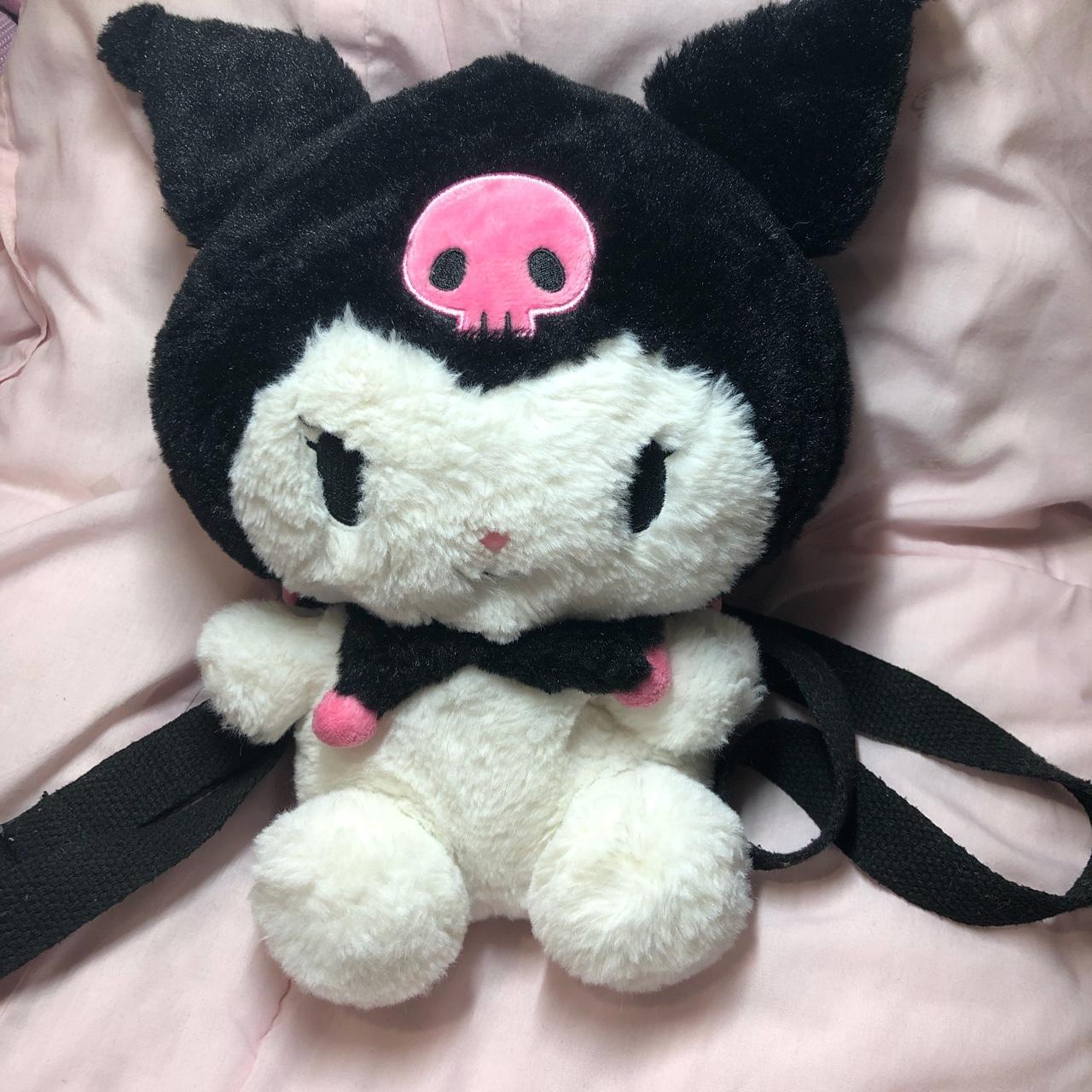 Sanrio My Melody plush backpack gothic lolita - Depop