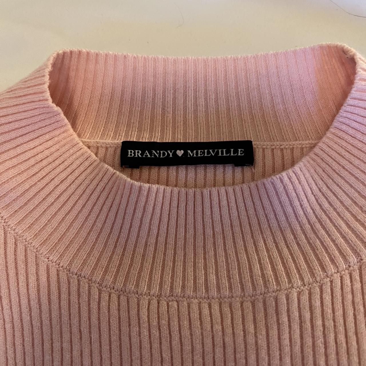 super soft (maybe rare) baby pink brandy sweater! i... Depop