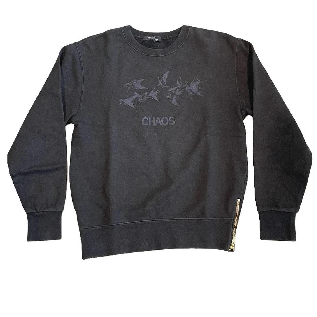 UNDERCOVER × fragment design CHAOS スウェット Undercover x Fragment Design “Chaos” black crewneck | Depop