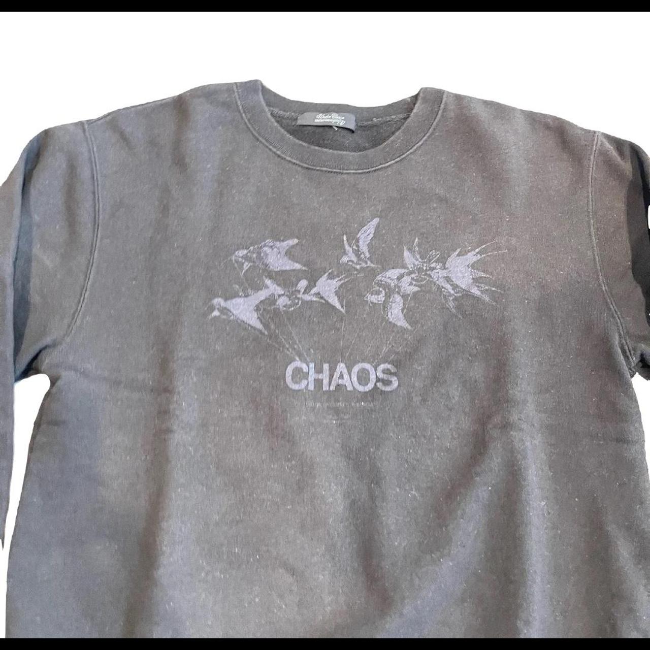 Undercover x Fragment Design “Chaos” black crewneck | Depop