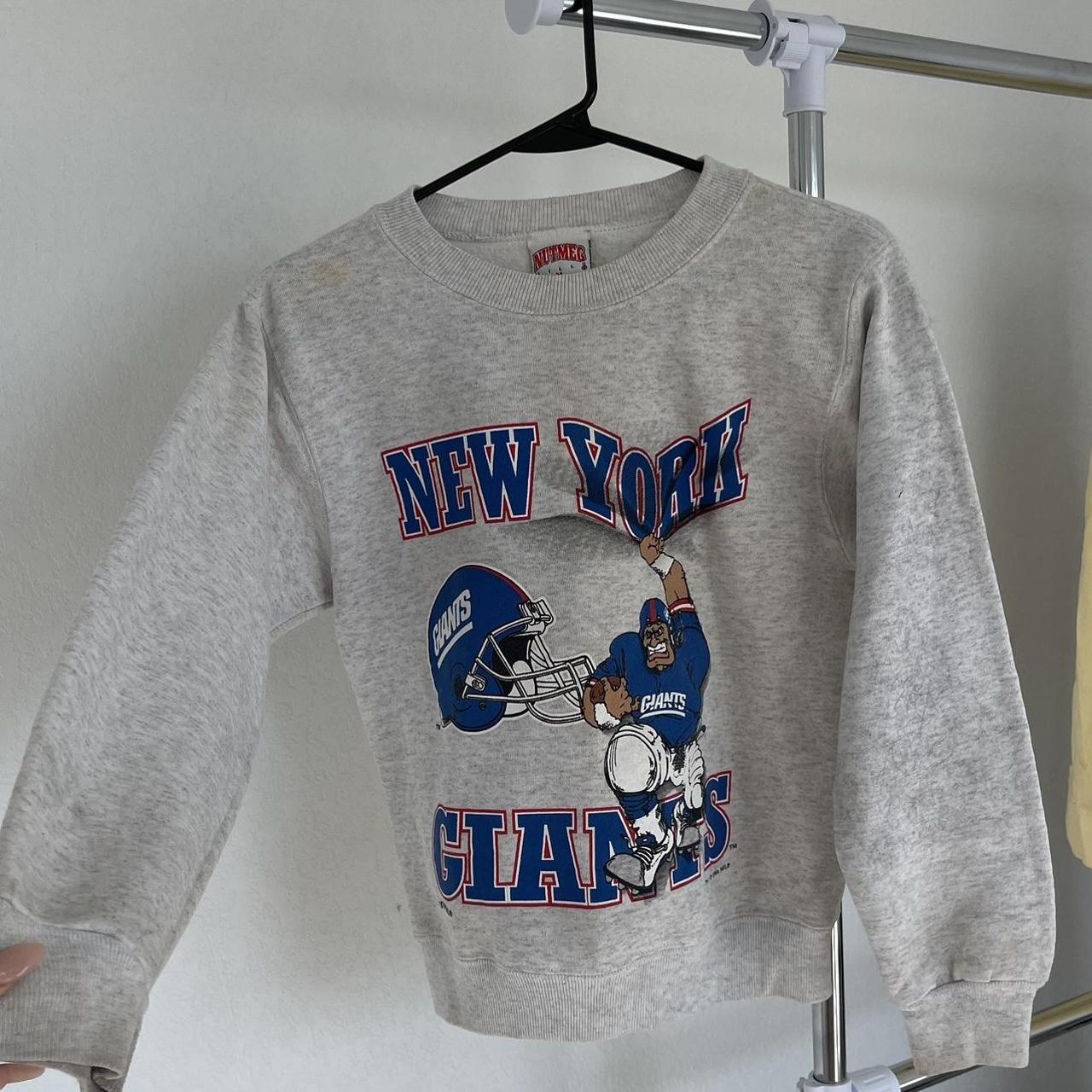 New York Giants Vintage Crewneck Size: Women's - Depop