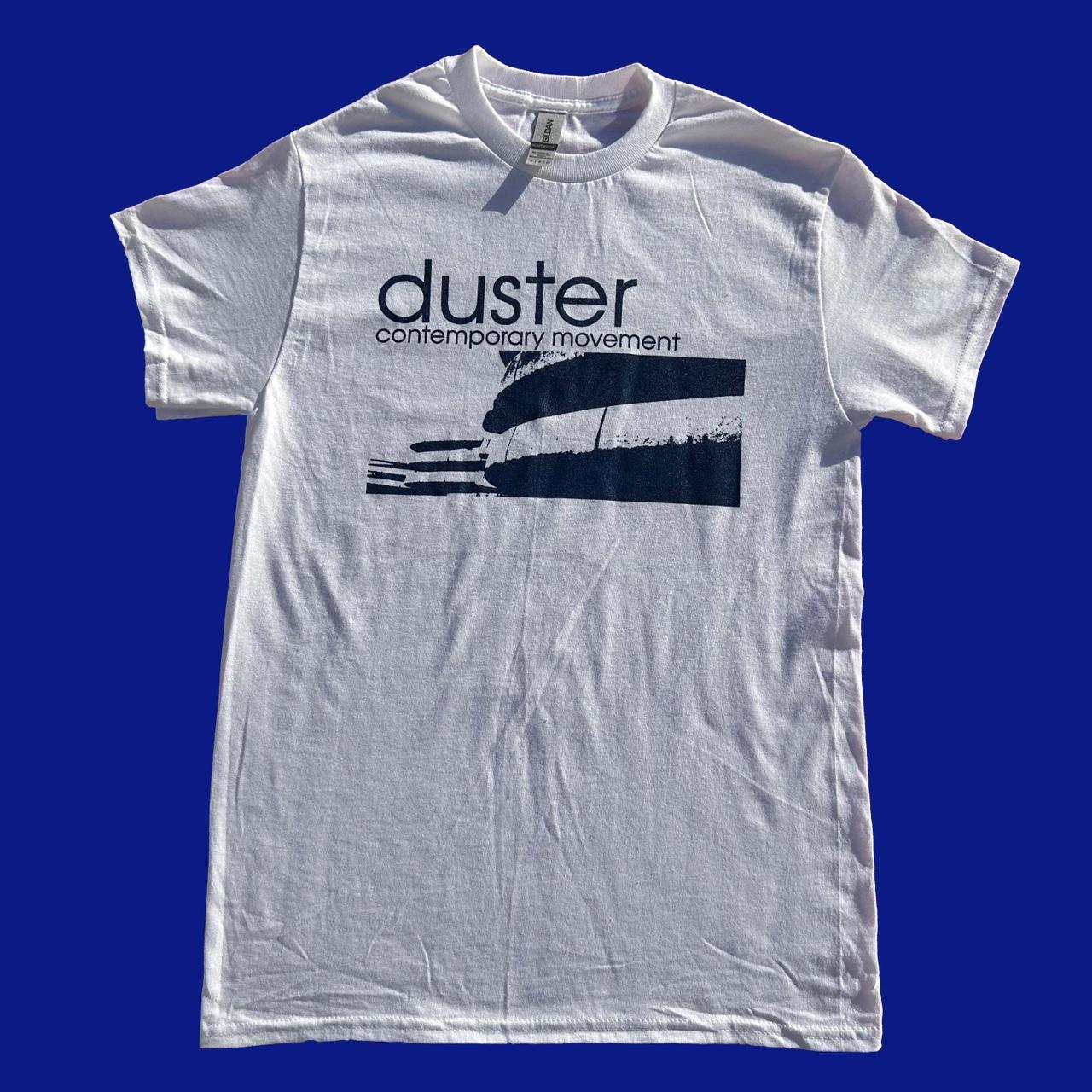 Duster Contemporary Movement Navy Blue Ink Screen Depop