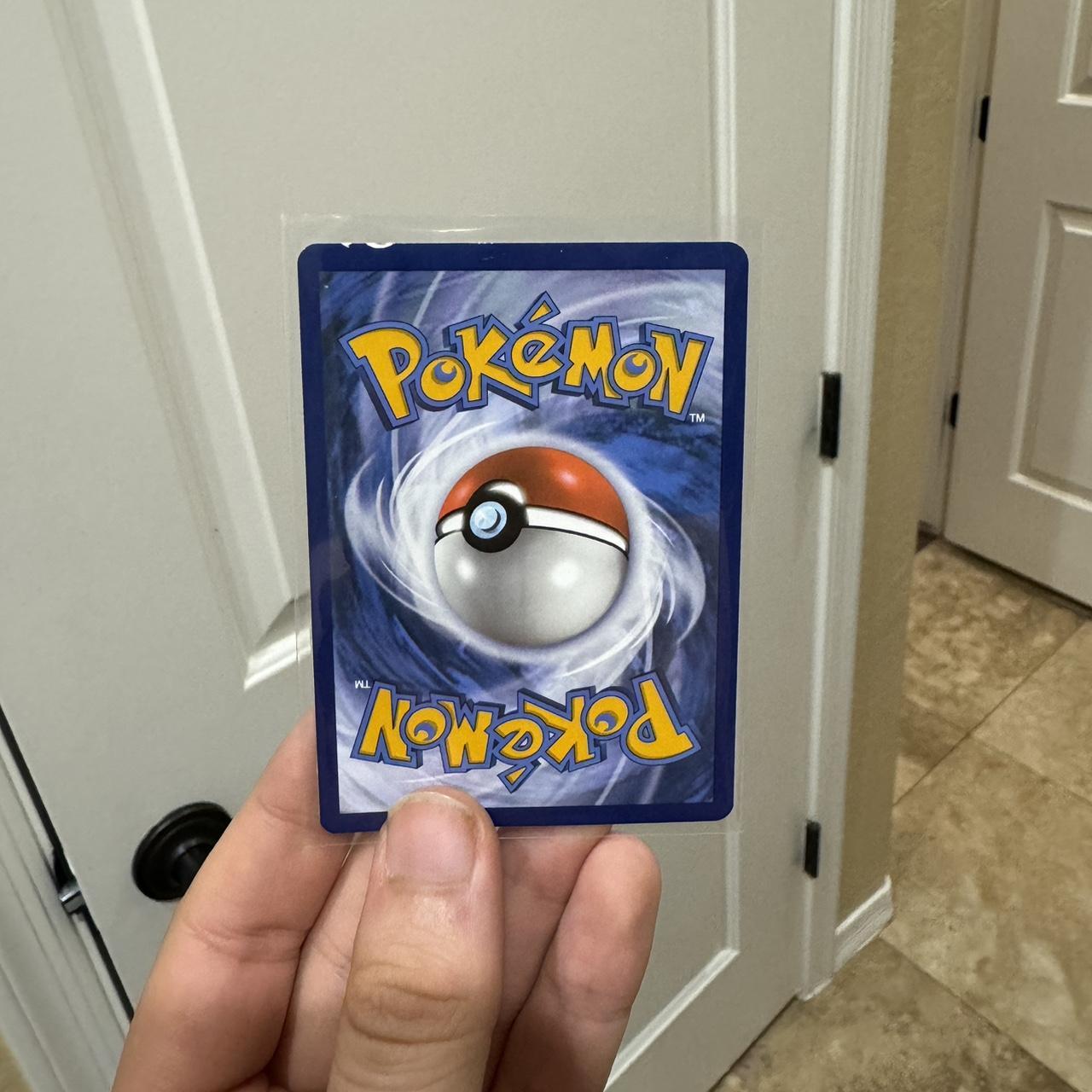 Custom Pokémon card, comes with protective sleeve.... Depop