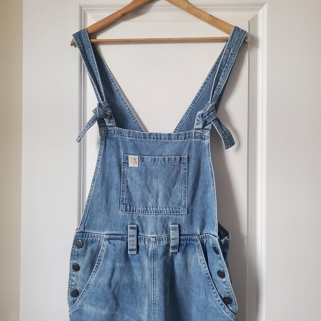 Lucy and Yak Easton denim dungarees in light blue.... - Depop