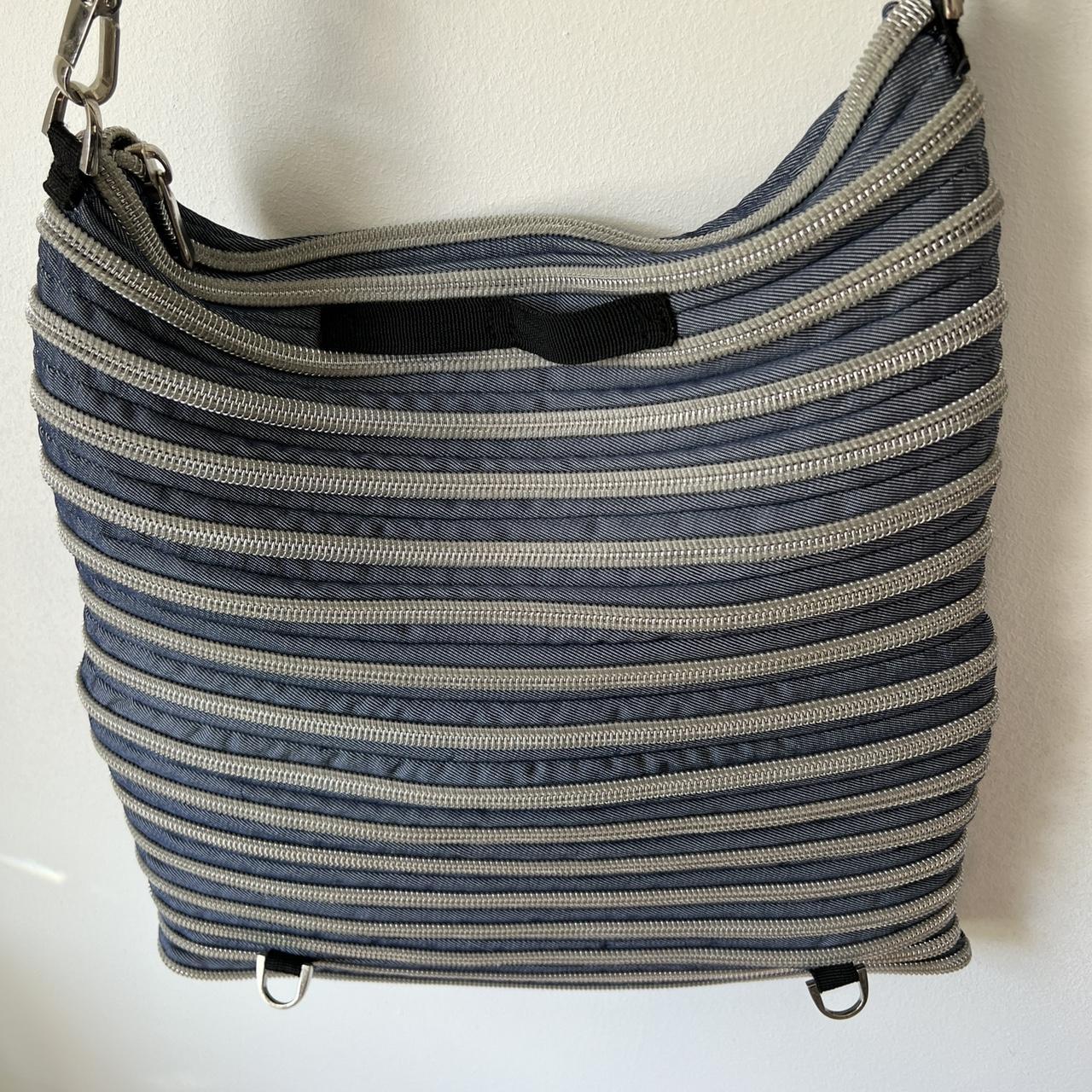 BAM bags convertible zipper bag Blue gray... Depop
