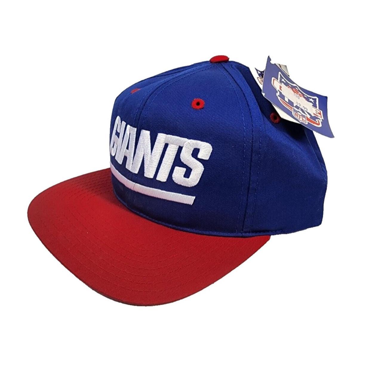 Vintage New York Giants Snapback Hat Logo Athletic - Depop