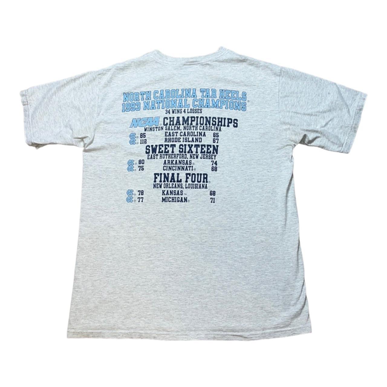 North Carolina Tar Heels 1993 National Champions Retro T-Shirt XL