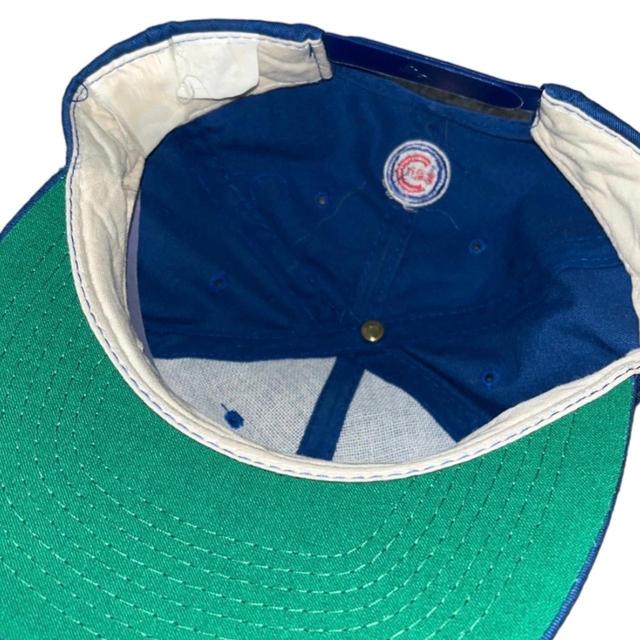 Vintage 70/80s Par Cap Chicago Cubs Snapback Hat MLB - Depop