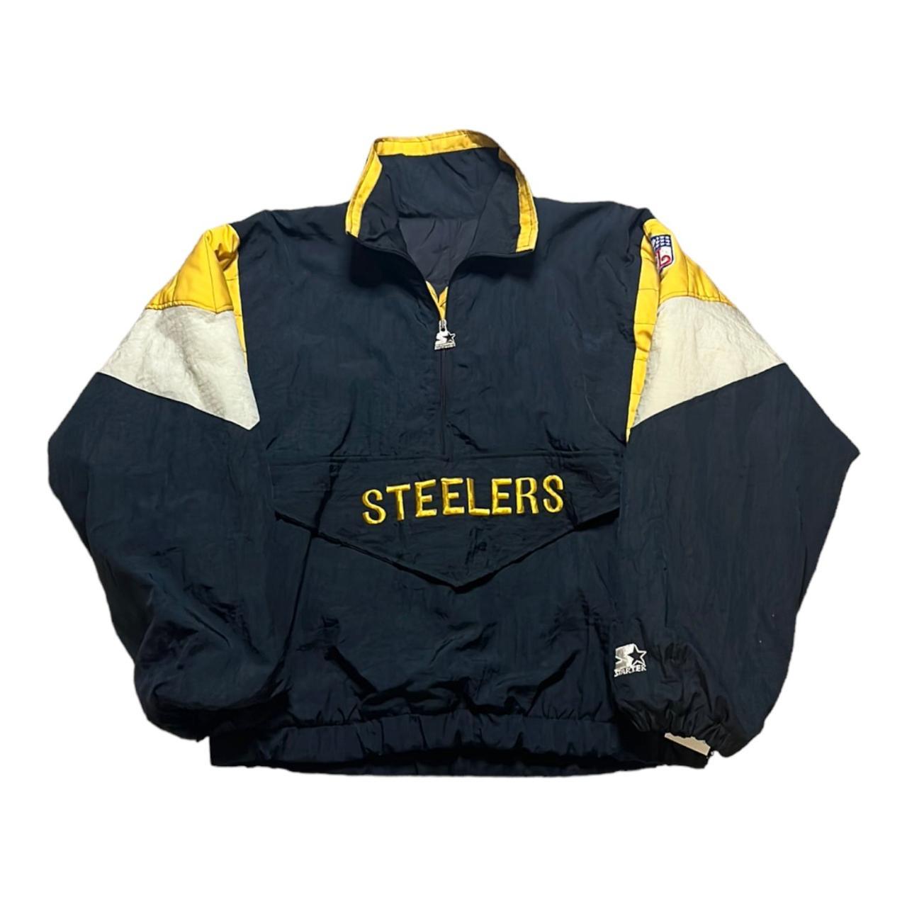 Vintage starter Pittsburgh Steelers hoodie and - Depop