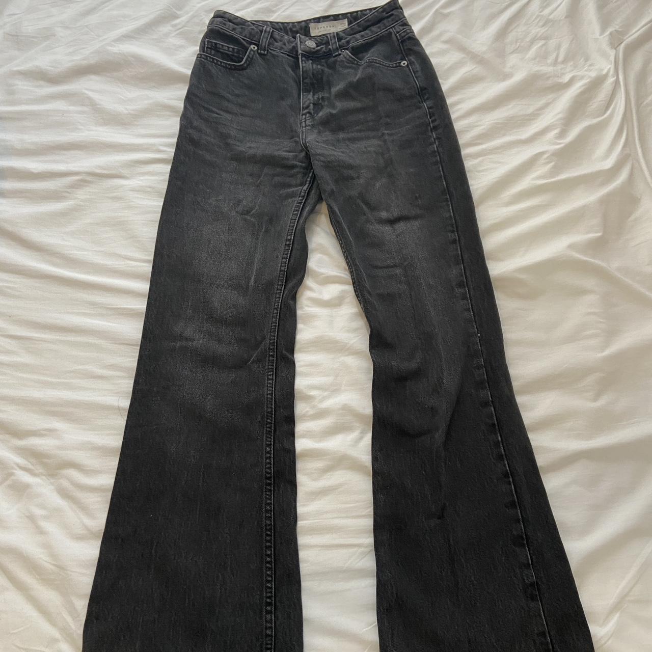 Topshop 90s jeans in washed black size 25 (fits... - Depop