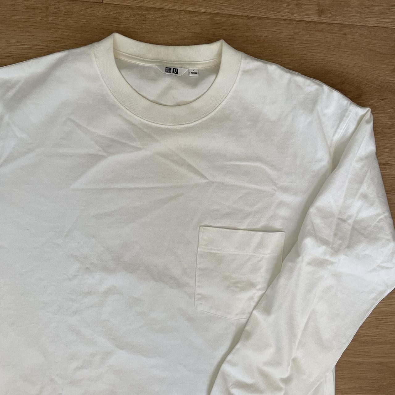 UNIQLO Women's White Shirt | Depop