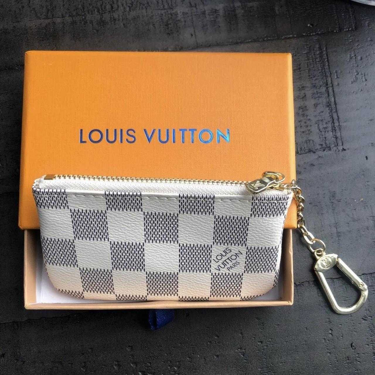 Authentic Louis Vuitton Key Pouch Damier Ebene