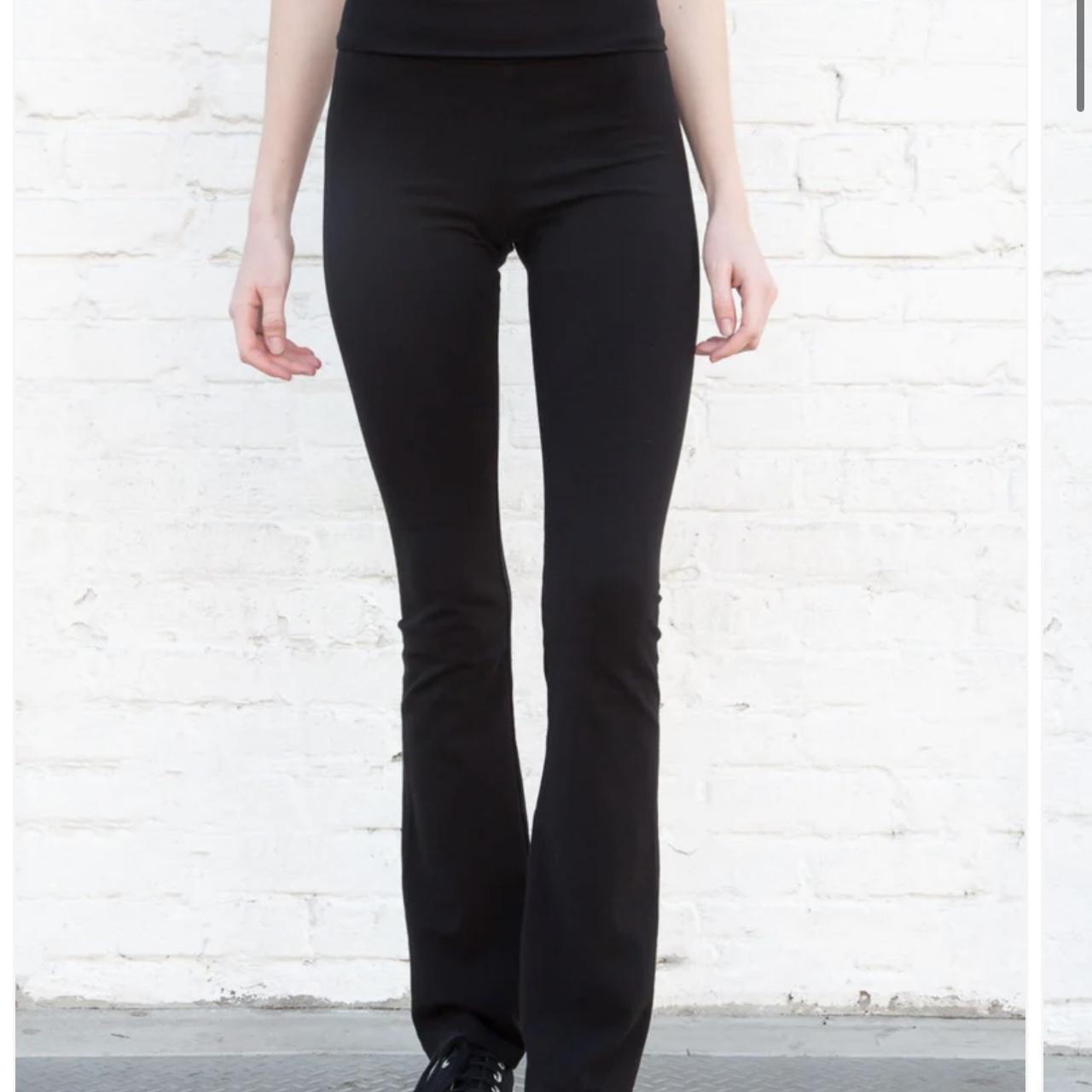 Brandy Melville Women's Black Leggings Depop