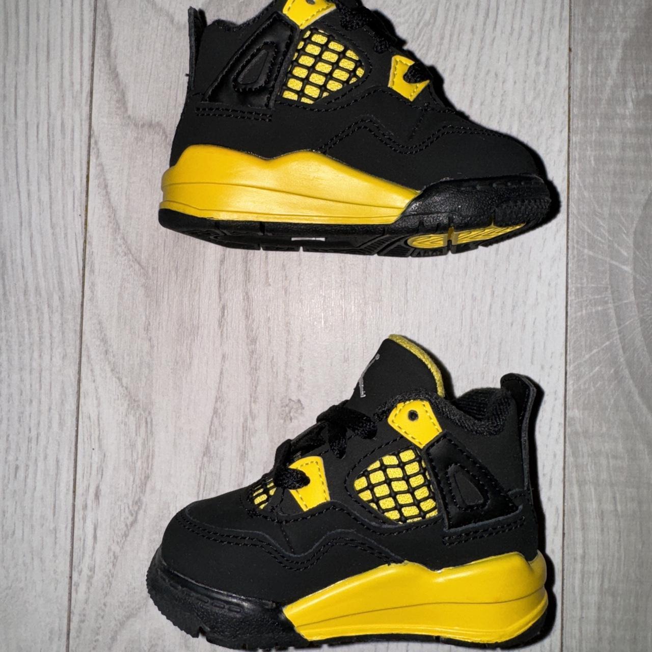 yellow jordan 4 infant