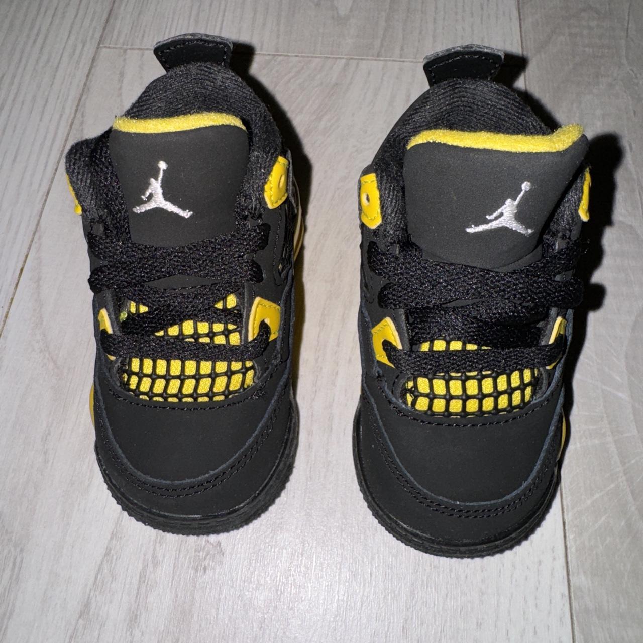 yellow jordan 4 infant