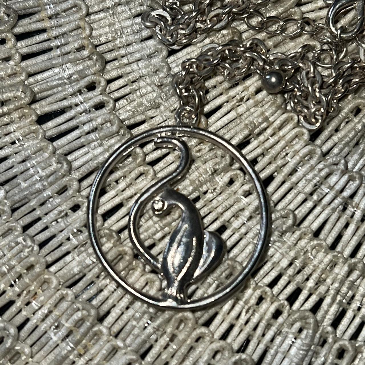 Circle shaped baby phat necklace Depop