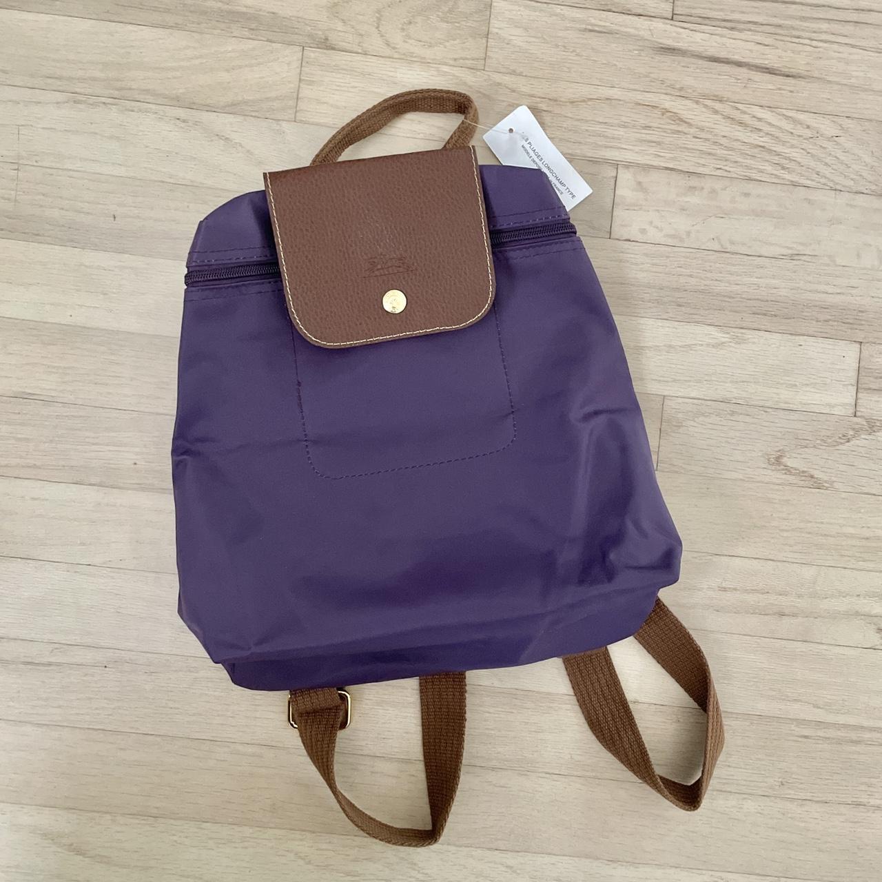 Longchamp Women's Purple Bag Depop