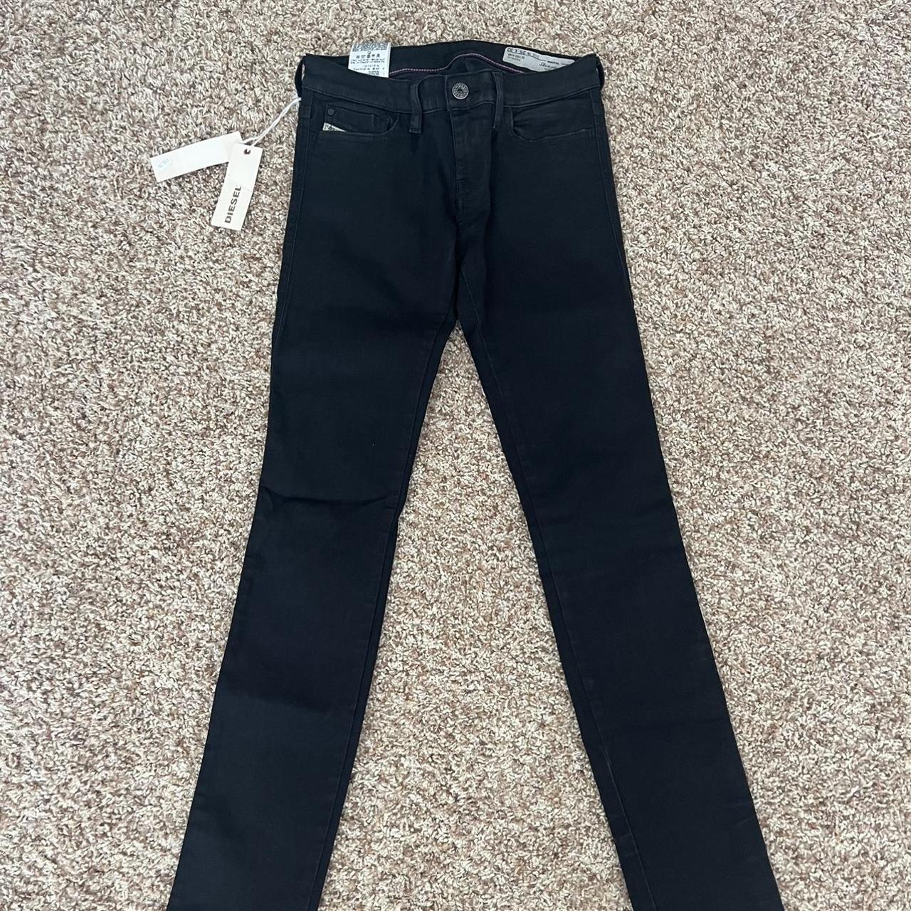 Diesel Low Rise Black Jeans -Size 25W 32L -Original... - Depop