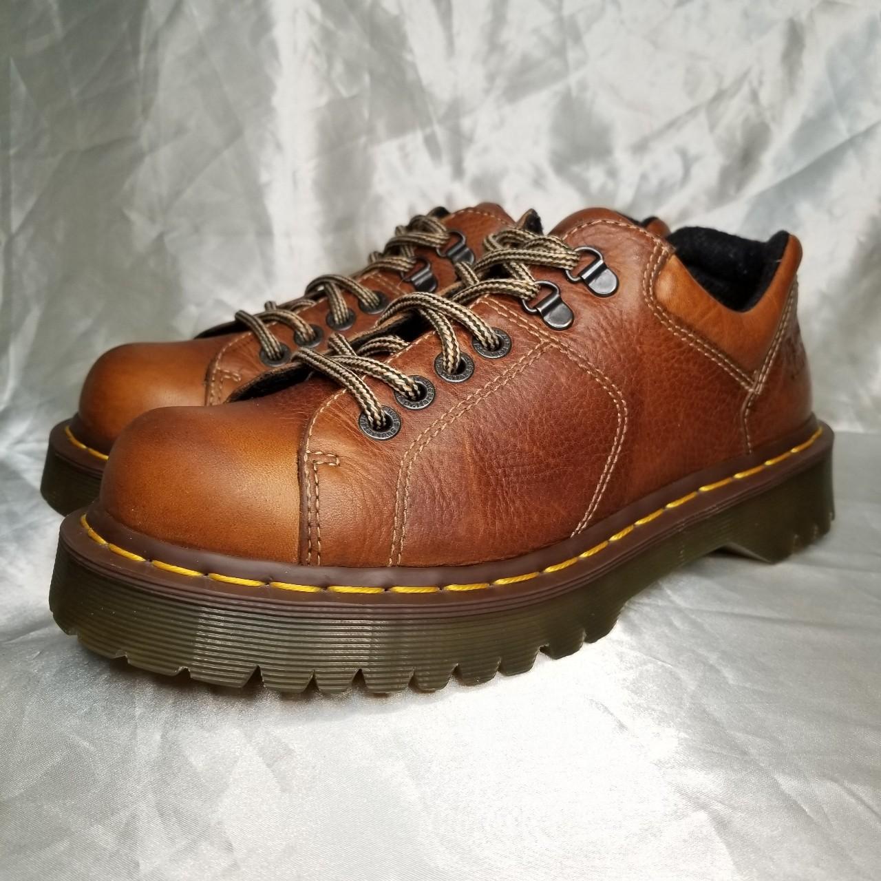 Dr. Martens 8312 caramel brown leather shoes WOMENS... - Depop