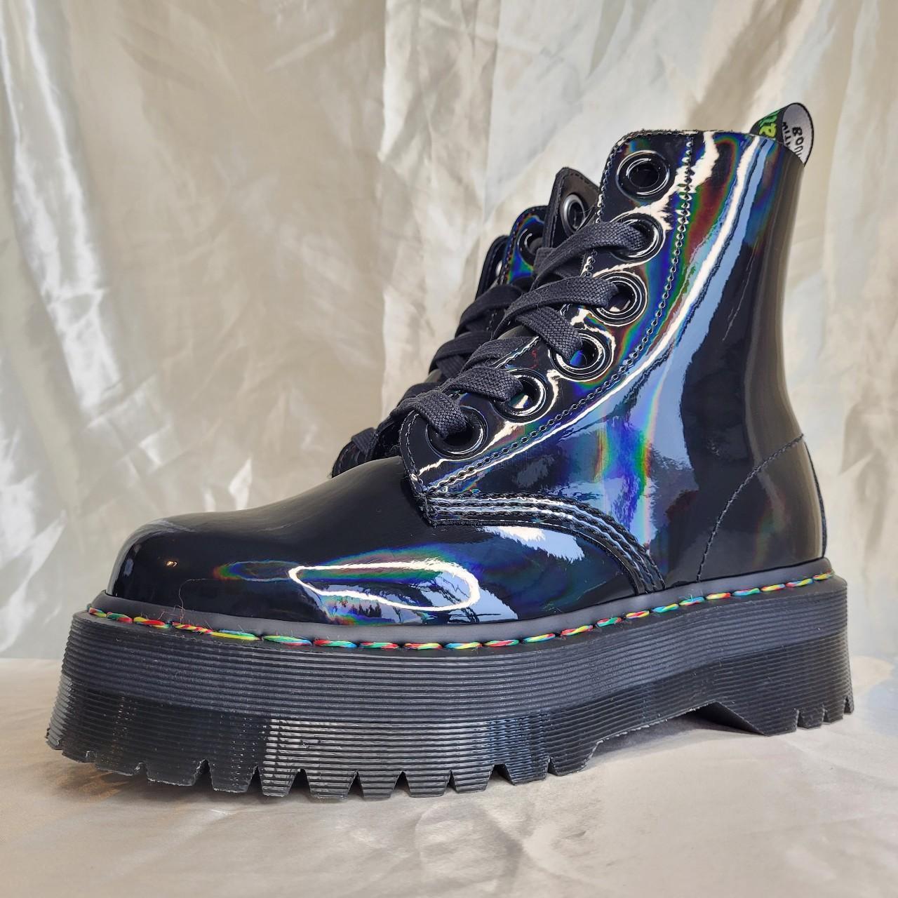 Dr martens molly rainbow clearance patent