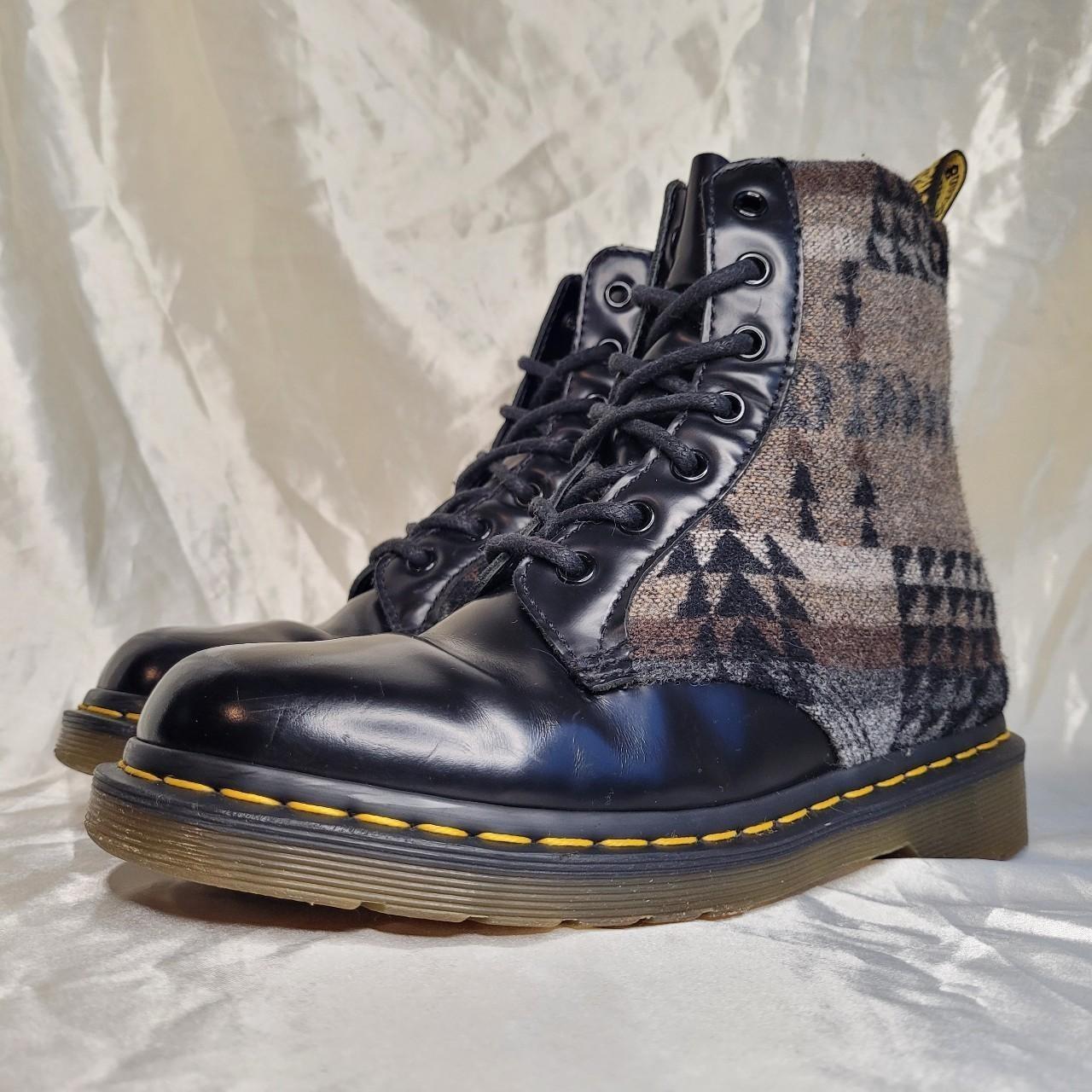 Dr. Martens 1460 Pendleton black brown leather Depop