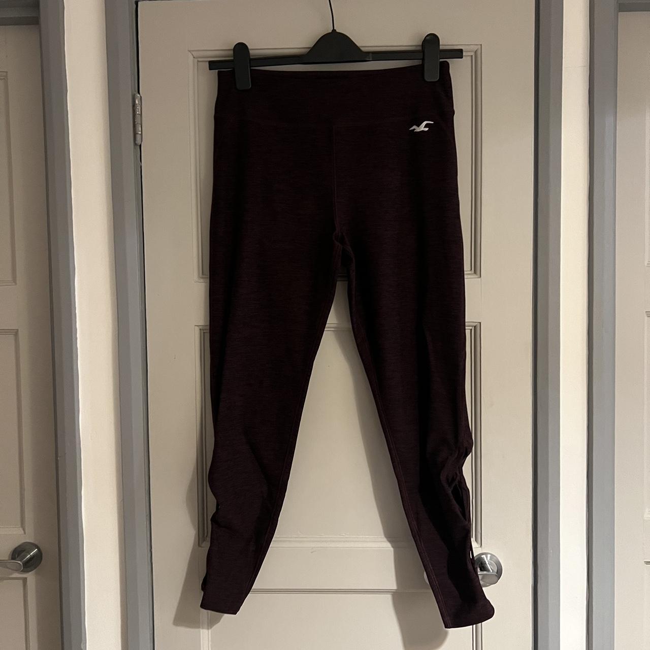 Hollister Leggings NEW Burgundy Size XXS Ultra - Depop