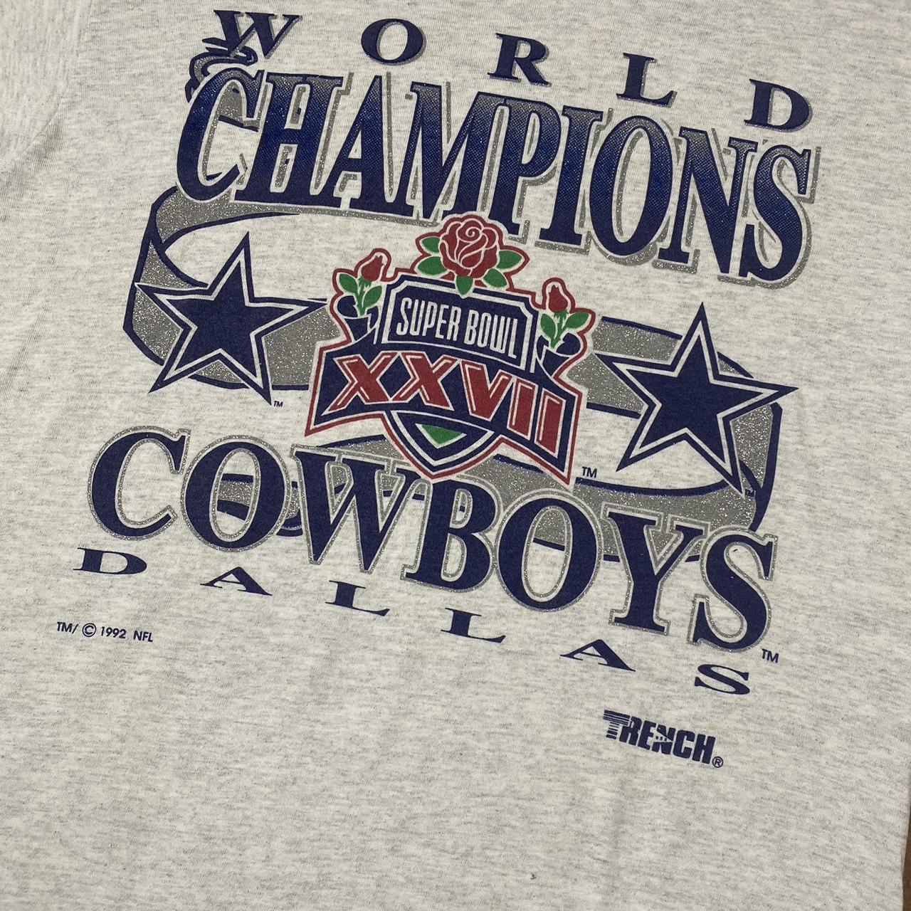 Dallas Cowboys SuperBowl 1992 NFL Champions Single... - Depop