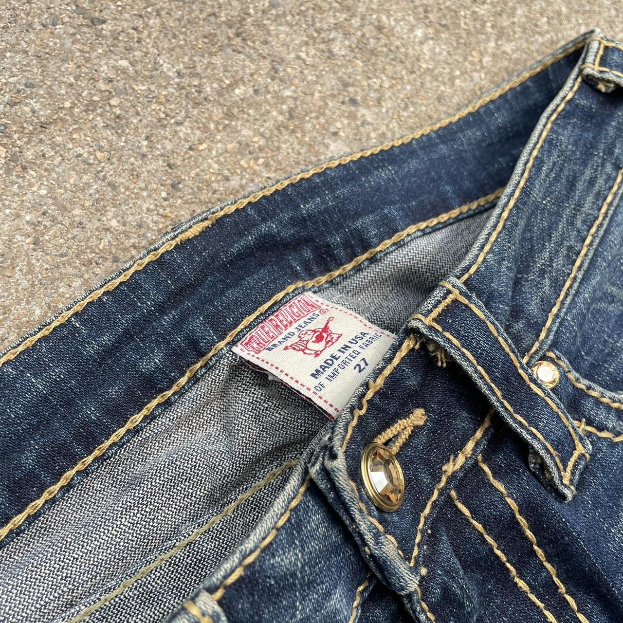 True religion flared jeans Size: 27 (True to... - Depop
