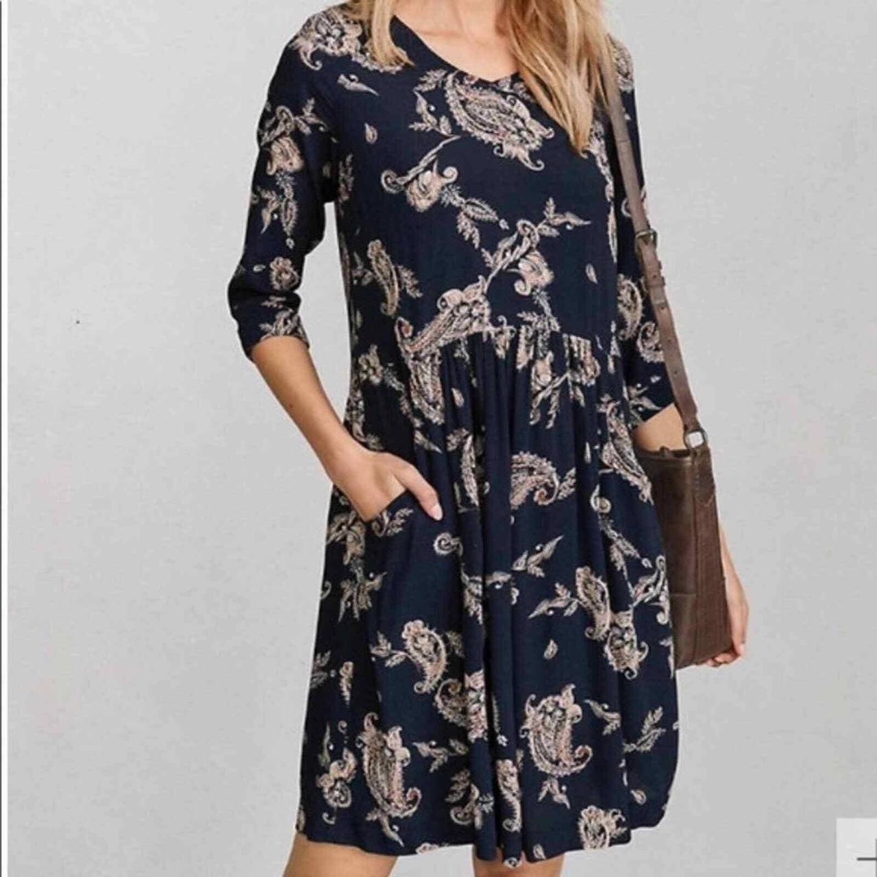 Garnet hill bohemian pocket detail cheap dress