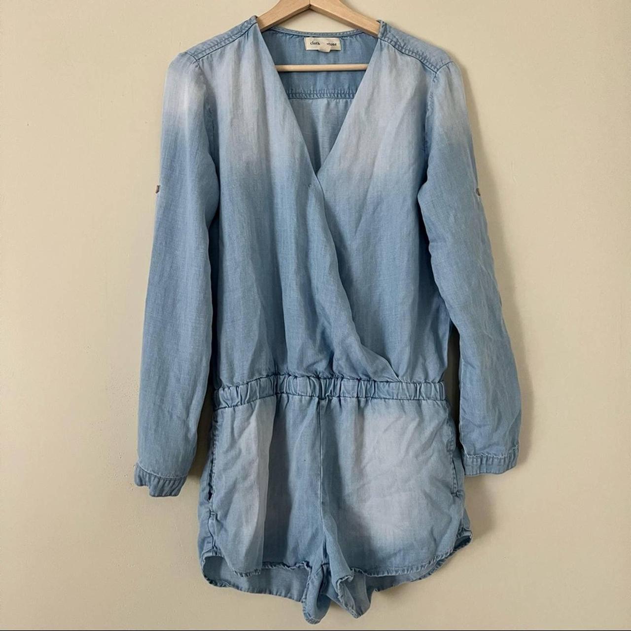 Cloth and stone denim hot sale romper