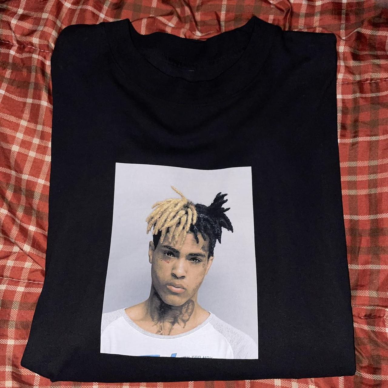 xxxtentacion mugshot tee (from 2022 look at me... - Depop