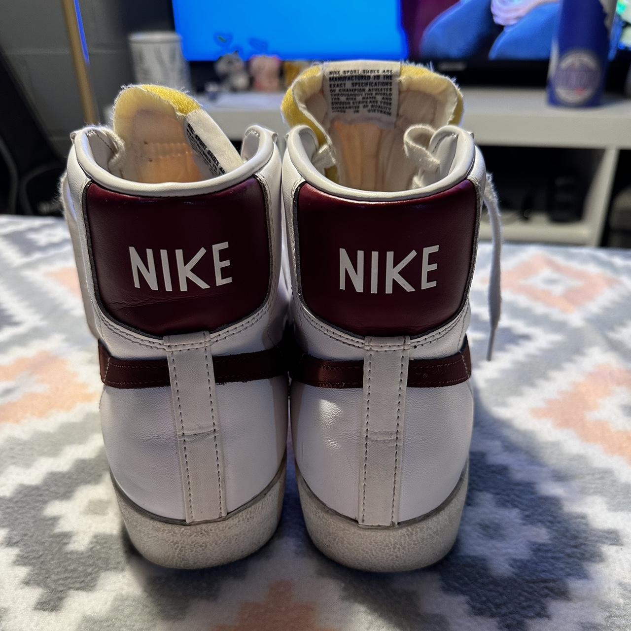 men’s nike blazer maroon size 11 - Depop