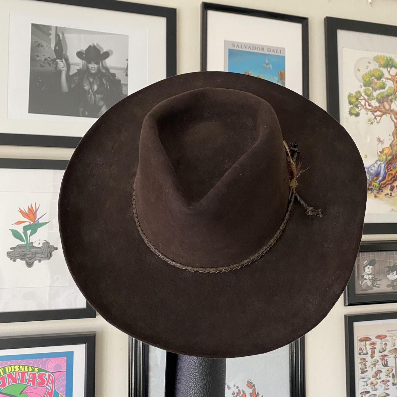 akubra jackaroo hat! akubra imperial quality pure... - Depop