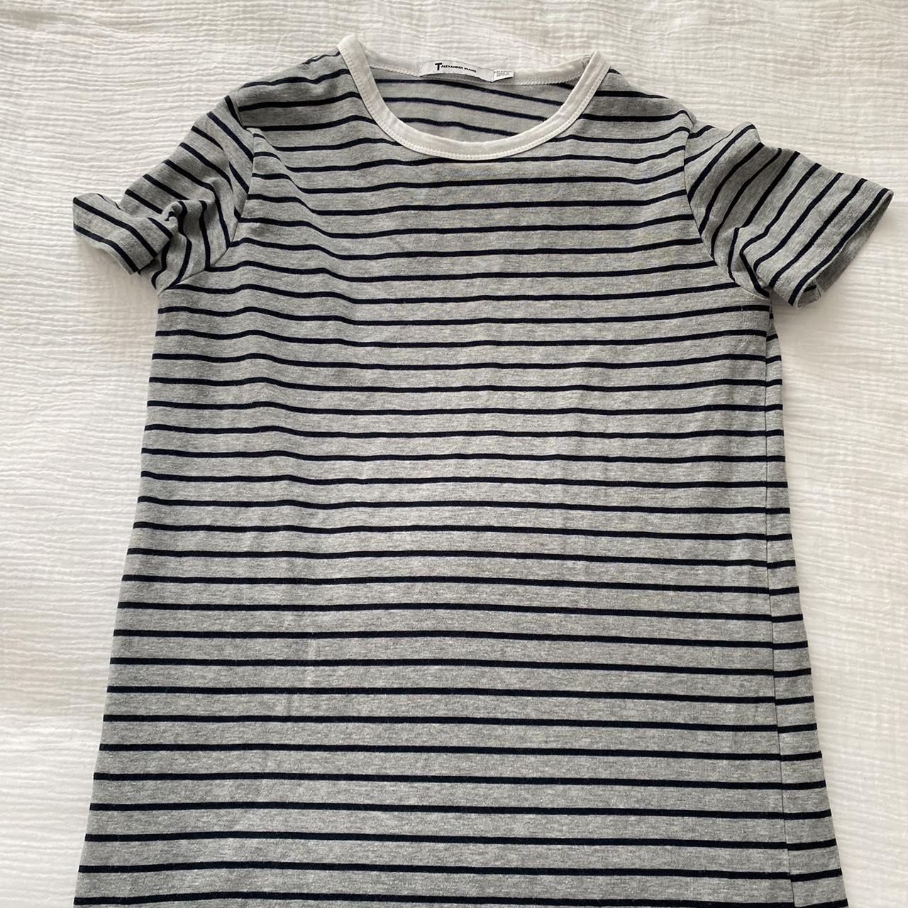 Alexander wang striped tee - Depop