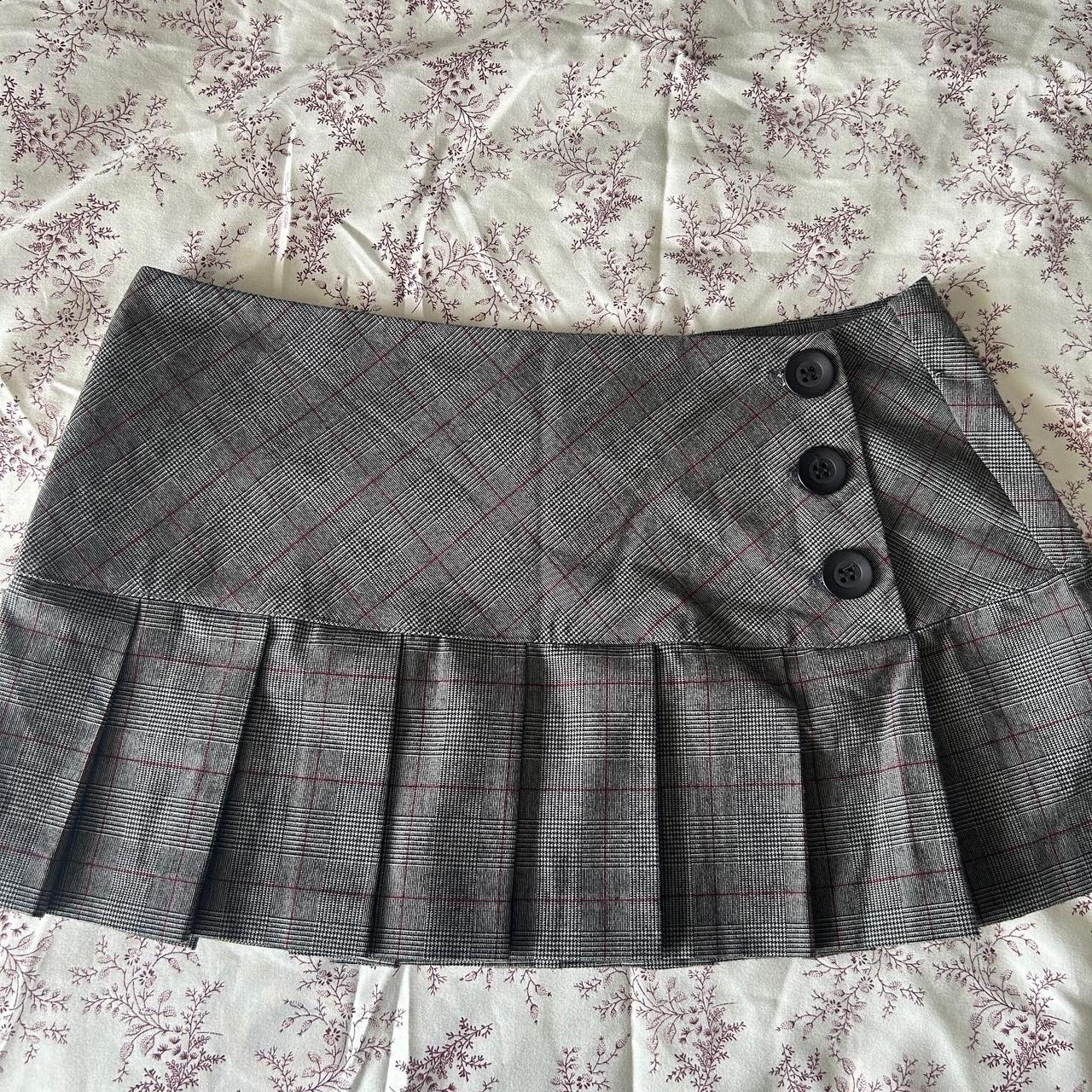 Vintage paid micro mini skirt ⭐️ Size: 26/27 I would... - Depop