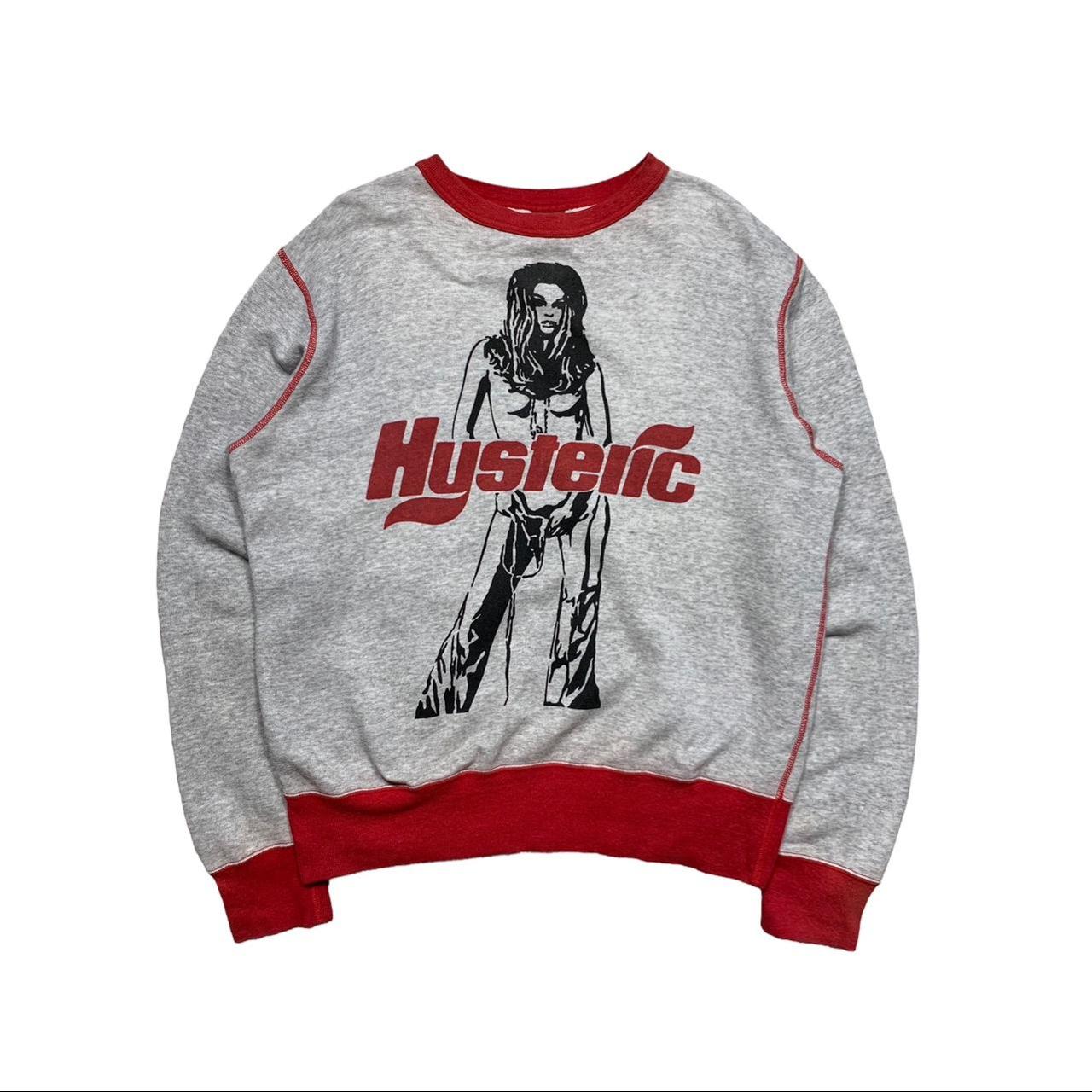 関税込【HYSTERIC GLAMOUR】UNLIMITED FUN Sweatshirt Vintage Hysteric Glamour Sweatshirt • Size Medium • | Depop