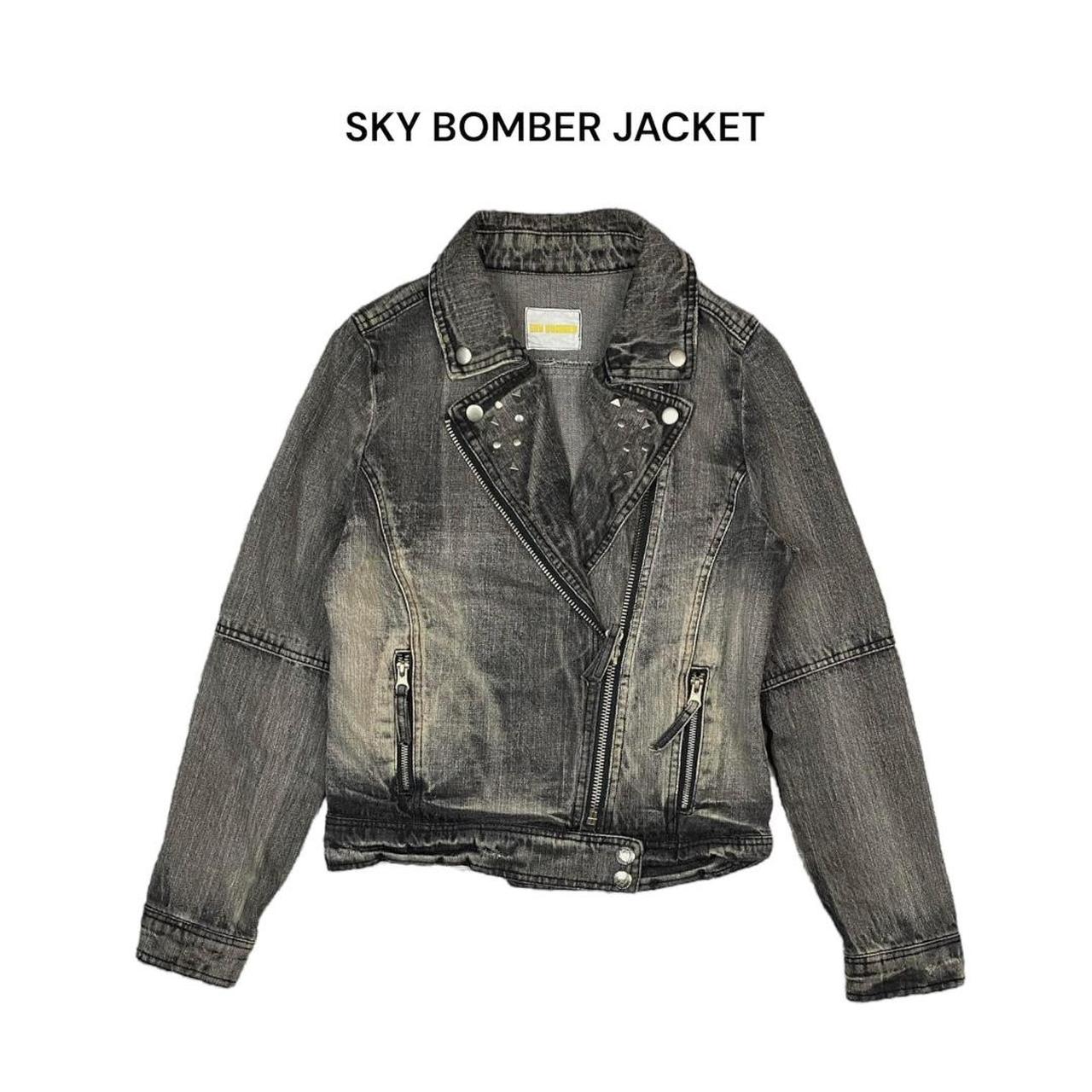 ジャケット・アウター skybomber Sky Bomber Japanese Brand Denim Jacket Size : | Depop