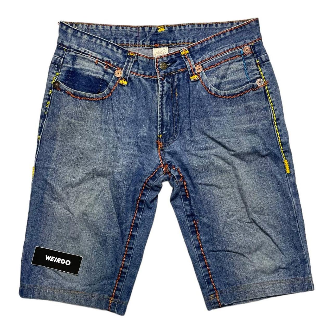 Y2K True Religion Jorts Size : 36 Colour : | Depop Y2K True Religion Jorts Size : 36 Colour : | Depop